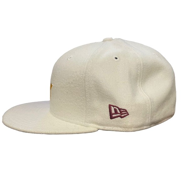 New Era Cleveland NBA All Star Game 59FIFTY Fitted Hat Cap Wool White - Picture 3 of 3